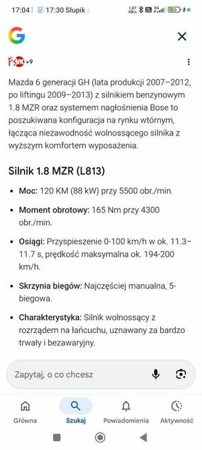 Mazda 6 GH 2008 1.8 Zadbana