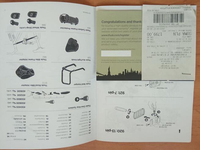 Sprzedam bagażnik na hak Thule G 2