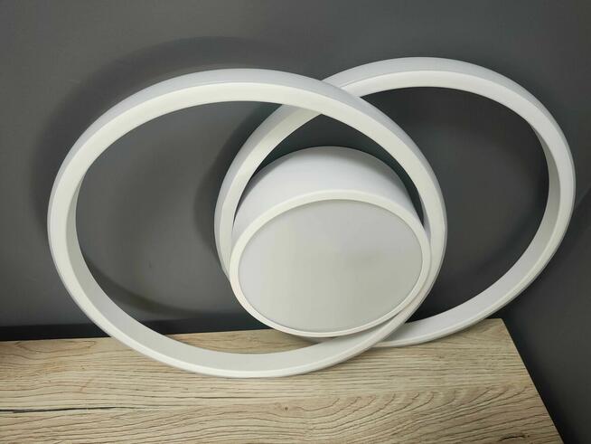 Lampa sufitowa LED Plafon biały Modern na sufit okrągła