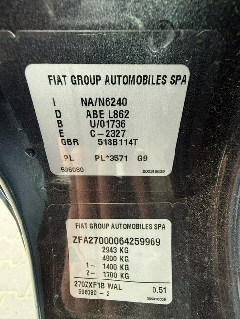 Fiat Scudo 2.0HDi Long L2H1 2009r Dubel Kabina Brygadówka Klimatyzacja