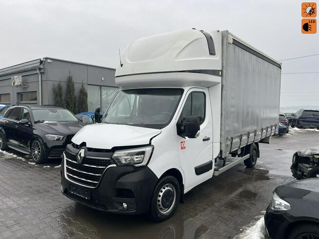 Renault Master L4H3 Plandeka Kabina Tachograf Klimatyzacja 3 osobowy