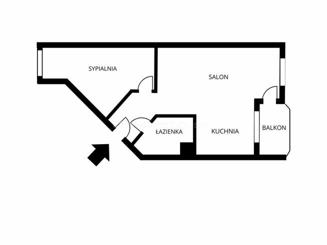 2 pokojowe z balkonem + komórka, 1 piętro, 2005 r.