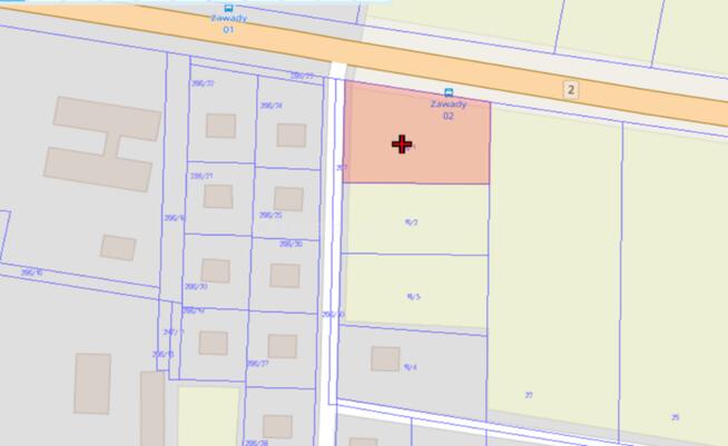 Działka 2 197m2 na sprzedaż - Zawady gm. Zbuczyn
