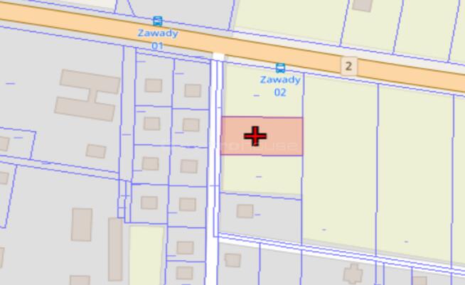 Działka 1 710 m2 na sprzedaż - Zawady gm. Zbuczyn