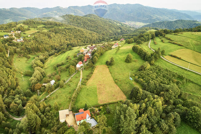 Działka budowlana 43 ary Ochotnica Dolna