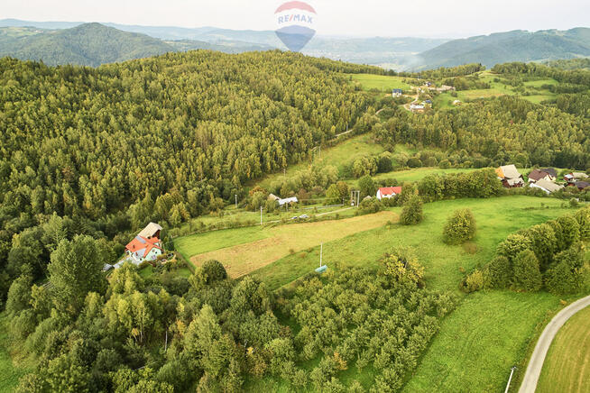 Działka budowlana 43 ary Ochotnica Dolna