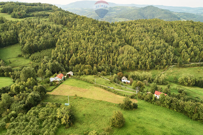 Działka budowlana 43 ary Ochotnica Dolna