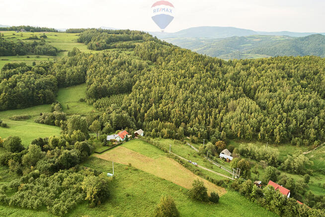 Działka budowlana 43 ary Ochotnica Dolna