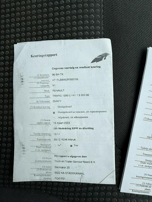 Renault Trafic 1.9DTi 2003r L1H1 Bagażnika Dachowy Vat-1A Serwisowany!