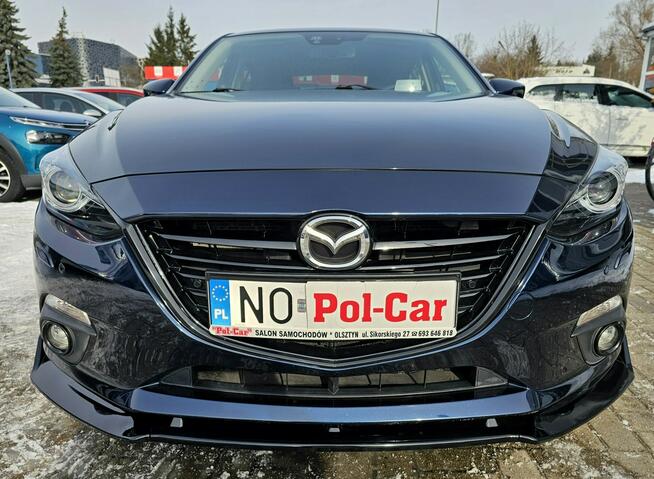 Mazda 3 Grzane fotele, dyfuzor, navi, kamera,wyświetlacz head-up,felgi 18 cali