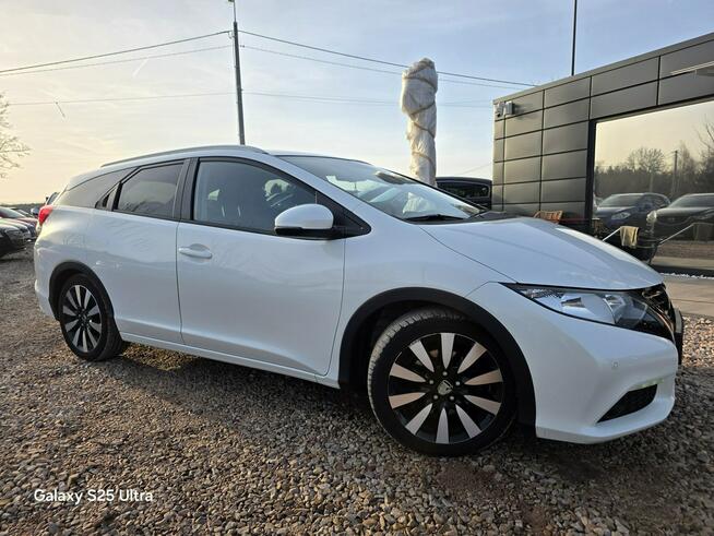 Honda Civic 1.6d#120PS#Ledy#Nav#Climatr#Kamera#Alus#Serwis#Gwarancja#Biała Perła!!