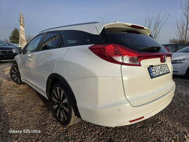 Honda Civic 1.6d#120PS#Ledy#Nav#Climatr#Kamera#Alus#Serwis#Gwarancja#Biała Perła!!