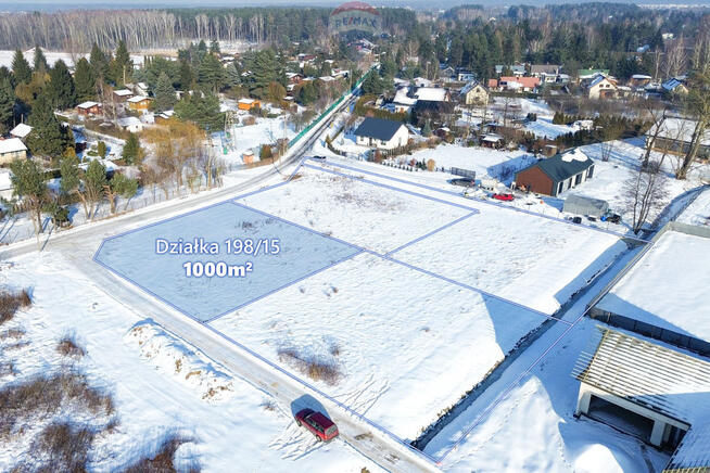 Działka 1000 m² MPZP Kajetany, gmina Nadarzyn