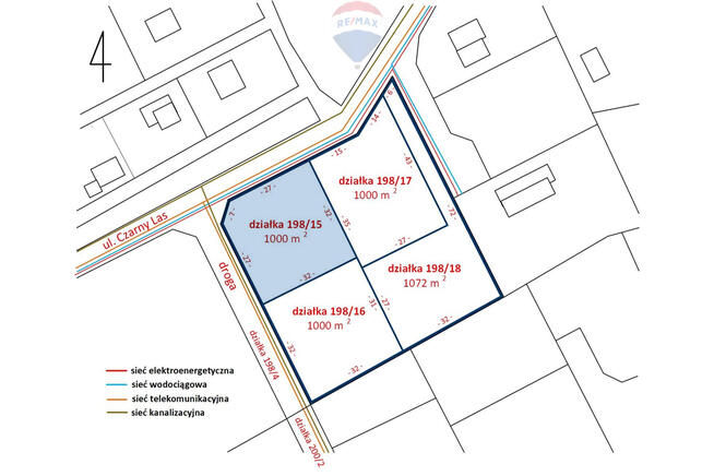 Działka 1000 m² MPZP Kajetany, gmina Nadarzyn