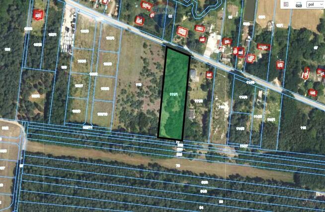 Działka budowlana 4680m2, Puszcza Mariańska