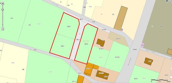 Działka budowlana gm. Kobierzyce, Polna