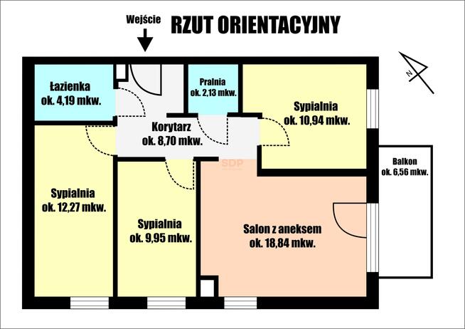 Mieszkanie Siechnice, Świętego Krzyża