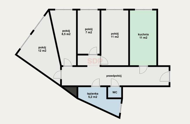 Mieszkanie Wrocław Śródmieście, Nadodrze