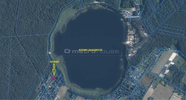 Działka rekreacyjna z domkiem_Jezioro Zagłębocze