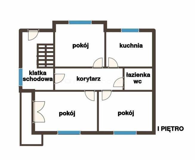 Dwupiętrowy dom dla jednej lub dwóch rodzin