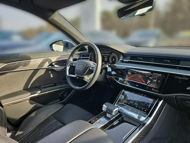 Audi A8 Sline_B&O_SkrętnaOś_ACC_Wentylacja_Masaż_Kamera360