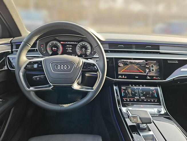 Audi A8 Sline_B&O_SkrętnaOś_ACC_Wentylacja_Masaż_Kamera360