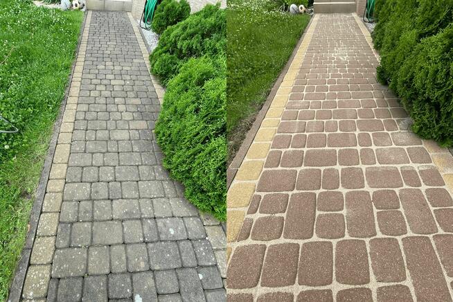 Czyszczenie elewacji, kostki brukowej oraz mycie i malowan