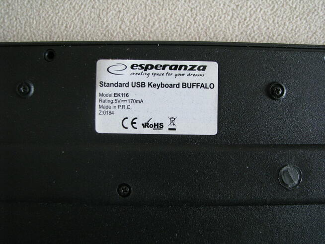 Klawiatura multimedialna Esperanza Buffalo EK 116 USB Keyboa
