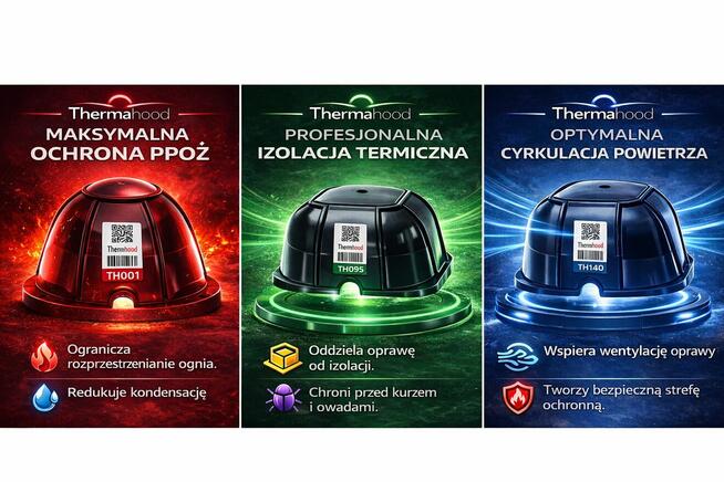 Osłona pod do halogena pod izolację, ochrona ppoż - TH140