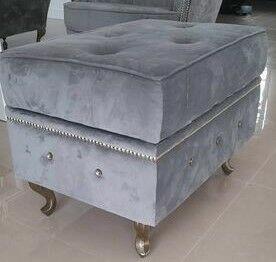 Komplet wypoczynkowy Sofa Fotel podnóżek Kanpa NOWE