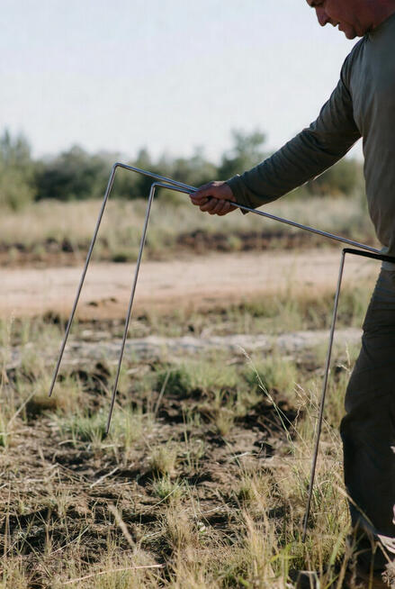 Szukanie żył wodnych, wody pod studnie, pompy ciepła.