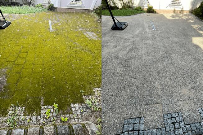 Czyszczenie elewacji, kostki brukowej oraz mycie i malowan