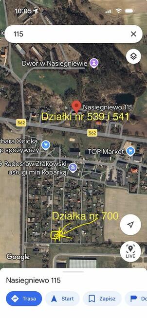 Tanio! Nasiegniewo, Włocławek- działki rolno-budowlane-MPZP