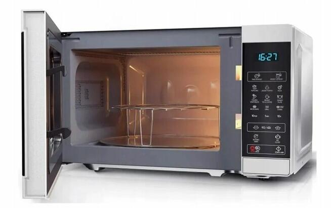 Kuchenka mikrofalowa Sharp YC-MG02E-S Grill 800W