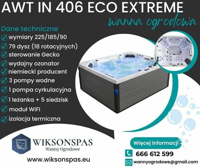 Wanna ogrodowa jacuzzii ogrodowe centrum wanien