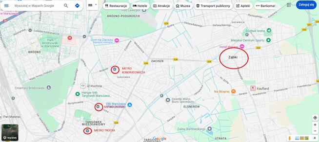 ZĄBKI, JPII – działka budowlana z KW, 320 m2