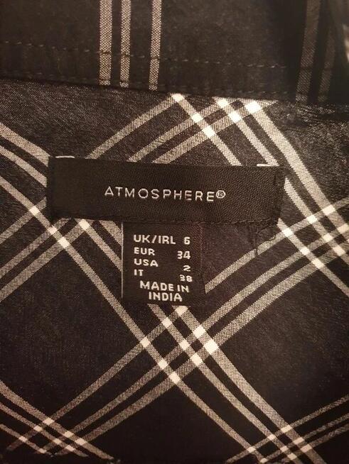 Granatowa koszula krata Atmosphere S - M