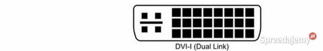 Adapter DVI - VGA przejściówka do monitora Adapter DVI - VGA