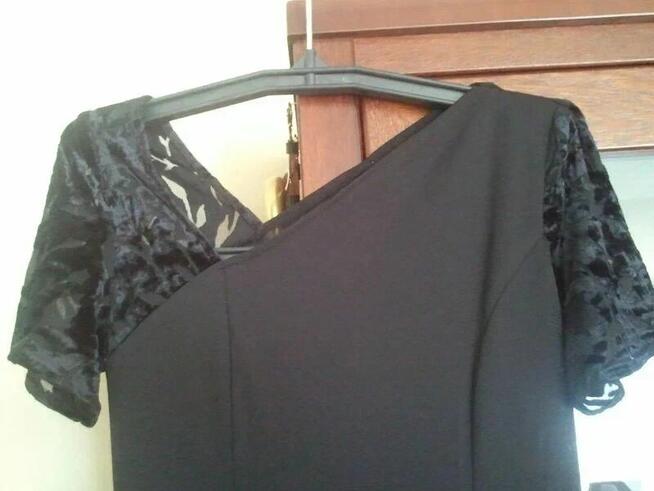 Sukienka długa czarna elastyczna M