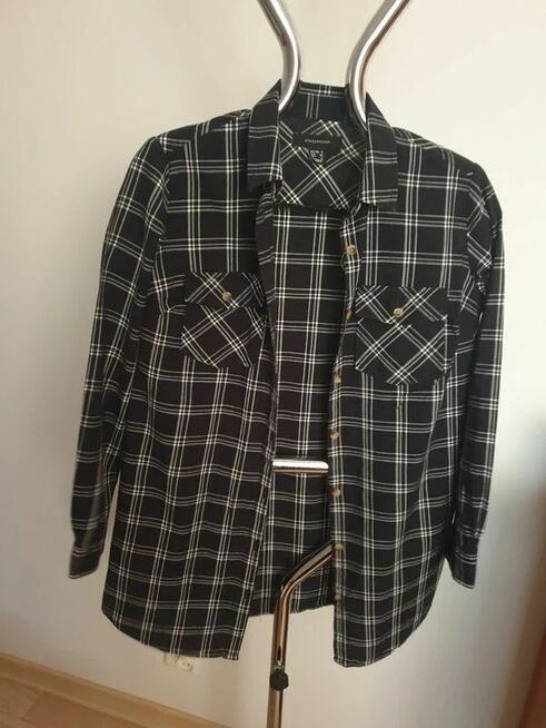 Granatowa koszula krata Atmosphere S - M