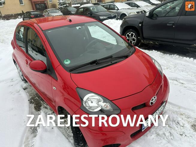 Toyota Aygo 5 drzwi, niski przebieg, klimatyzacja, isofix, nowe opony zimowe
