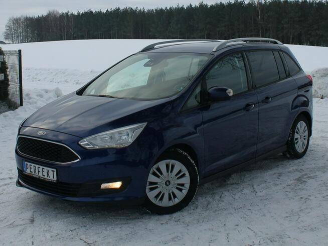 Ford Grand C-MAX 1.0 Benzyna 125 KM 7 OSÓB Navi LED Grzane FOTELE Tempomat SAM Parkuje