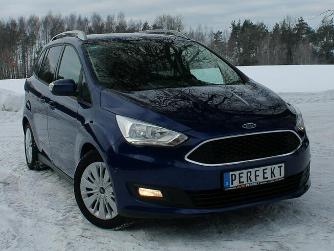 Ford Grand C-MAX 1.0 Benzyna 125 KM 7 OSÓB Navi LED Grzane FOTELE Tempomat SAM Parkuje