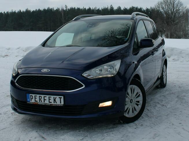 Ford Grand C-MAX 1.0 Benzyna 125 KM 7 OSÓB Navi LED Grzane FOTELE Tempomat SAM Parkuje