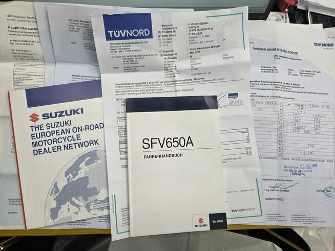 Suzuki Gladius 650 R 2009 ABS MAŁY PRZEBIEG Transport Największy Wybór W PL