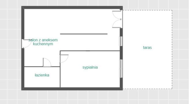 z ogródkiem/tarasem, komórką lok.