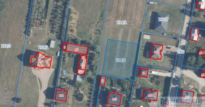 Działka budowlana pow. 1002 m2 - MPZP