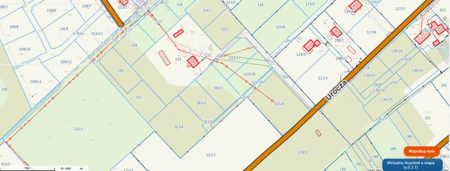 Działka budowlana Słomczyn gm. Konstancin-Jeziorna, Urocza