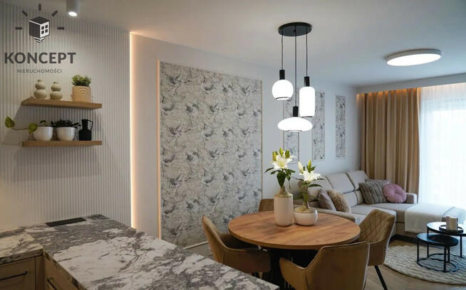 Nowoczesne 2 pok. | Balkon | Garaż | AC | Centrum