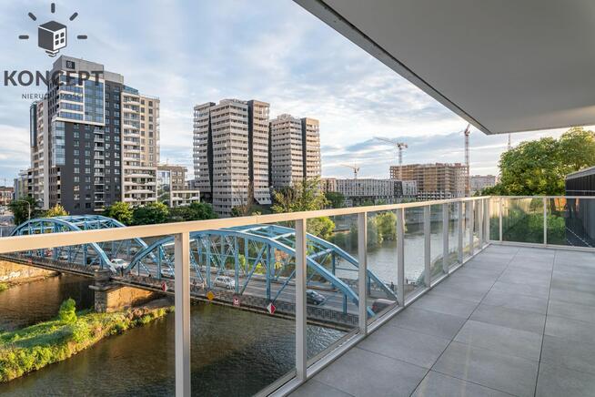 Prestiżowy apartament 3 pok. | z widokiem na Odrę